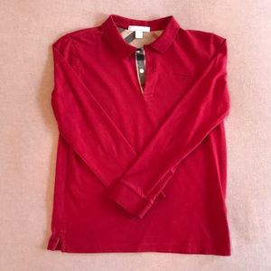 Boys Burberry long-sleeved shirt